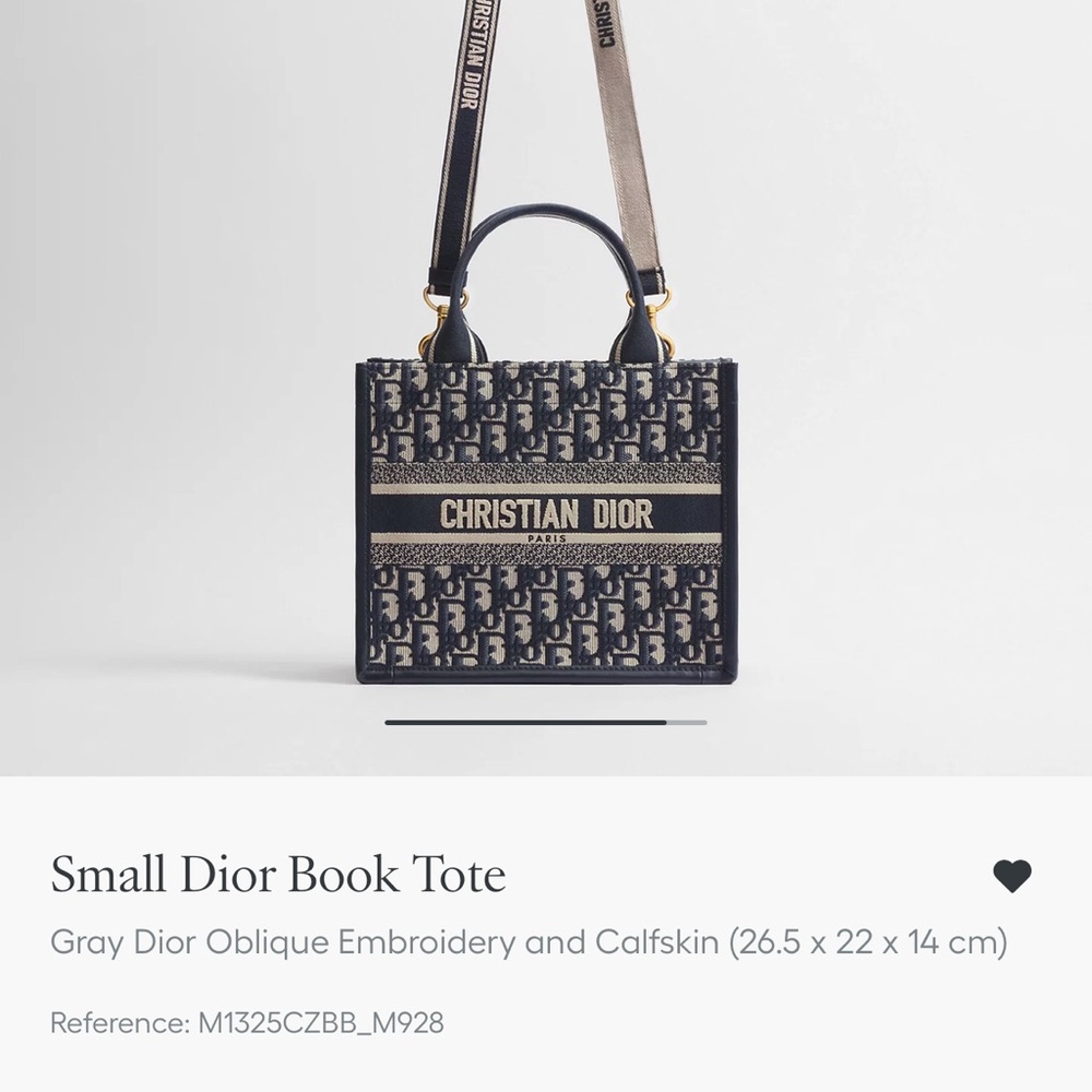 Dior Small Book Tote Bag - Picture 4 of 9